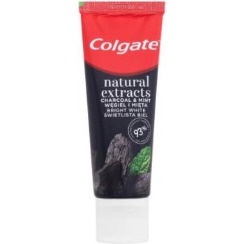 Colgate Natural Extracts Charcoal & Mint избелваща паста за зъби с активен въглен от бамбук и минерали 75 ml