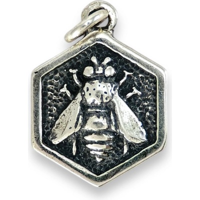 Drakkaria VČELA stříbrný přívěsek P3442