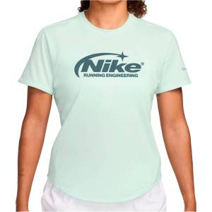 Nike Дамска тениска Nike Women's Swift Dri-FIT Running Top Running shirt - Barely Green / Reflective Silver (916-7169-0113)