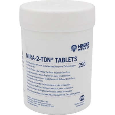 Miradent Mira-2-Ton tablety pro indikaci plaku 250 ks