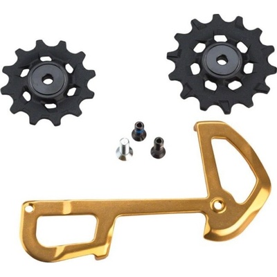 SRAM kladky pro přehazovačku PULLEYS XX1 EAGLE 12 SPEED X-SYNC černá/zlatá