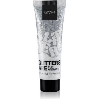 Gabriella Salvete Festival Headliners Glitters Are The Answer блестящи частици за лице, тяло и коса цвят Silver 30ml