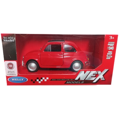 Welly Метална кола с отварящи се врати Фиат Нуова Nuova fiat 500 Welly