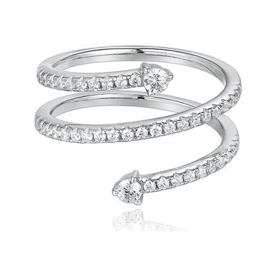 Silverino Prsten se zirkony 8652