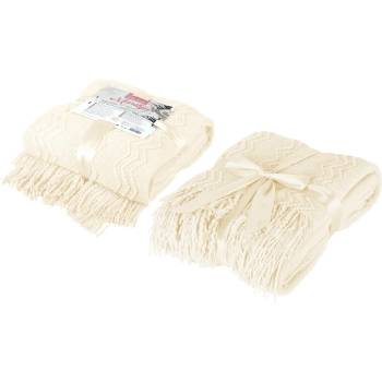 Image 1 of Дилиос Плетено одеяло Мерилин 130/170 см екрю