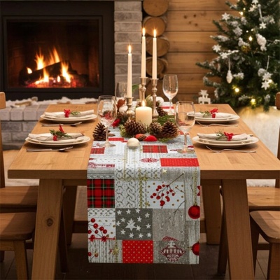Mondo Vianočný behúň Merry Christmas 40x120 cm