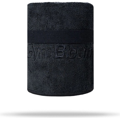 GymBeam Спортна микрофибърна кърпа Large Black