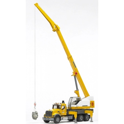 Bruder 2818 Nákladné auto MACK GRANIT žeriav LIEBHERR