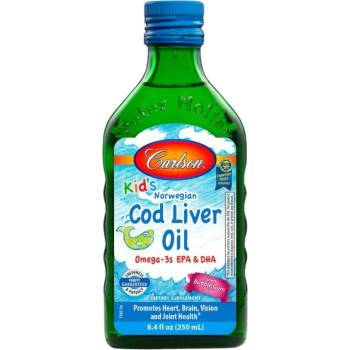 Carlson Labs Kid's Cod Liver Oil 550 mg [250 мл] Дъвка