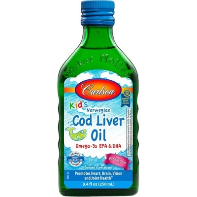 Carlson Labs Kid's Cod Liver Oil 550 mg [250 мл] Дъвка
