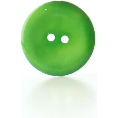 Pro Háčkování Knoflík kulatý plast 25 mm zelený