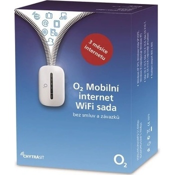 O2 Mobilní internet - SIM + WiFi Modem + 3 měsíce