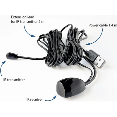 GENERAL Универсален повторител, дистанционен контролер, удължител на сигнала da4339a, usb, 2м (Универсален повторител, дистанционен контролер, удължител на сигнала da4339a, usb, 2м)