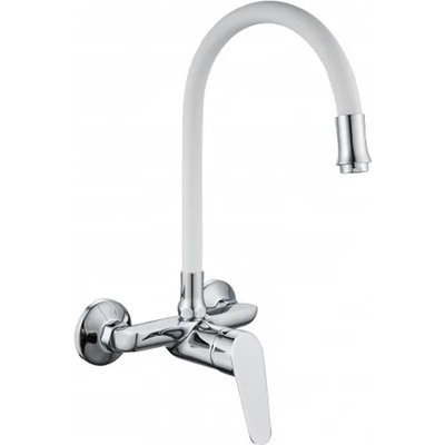 Inter Ceramic Смесител за умивалник бял linni (5108152w 7789)