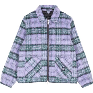 Santa Cruz Дамски поларен пуловер Santa Cruz Women's Harbour Jacket Fleece vest - Purple / Green Check - размер 6 (UK) (132-1458-0111)