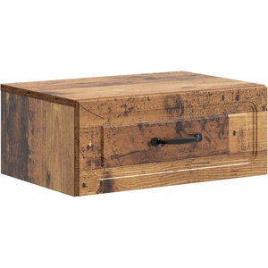 vidaXL Спален шкаф с монтаж на стена Старо дърво 49 x 34, 5 x 20 см (899311)