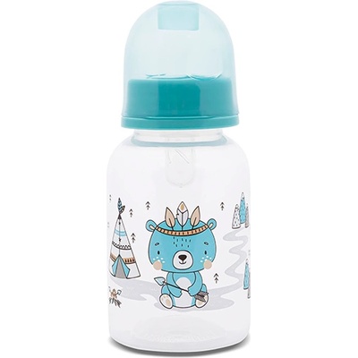 Baby Care Бебешко шише Lorelli - Simple, 125 ml, Aqua Blue (10200120005)