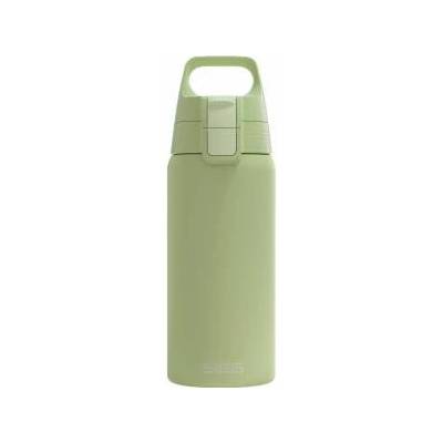 SIGG - Insulated drinking bottle - Thermos bottle Shield Therm One Eco Green - carbonated drinks - leak-proof - dishwasher safe - BPA-free - 90% recycled stainless steel - light green - 0.5L - 6022.20