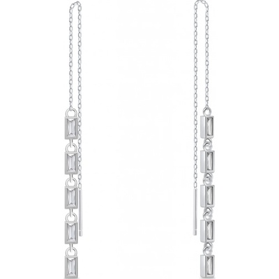 Brilio Silver náušnice EA1009W
