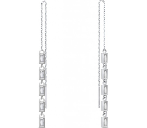 Brilio Silver náušnice EA1009W