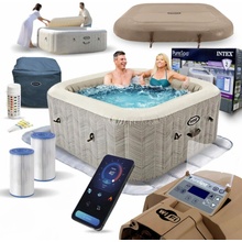 Intex 28446 Pure Spa Chevron Deluxe