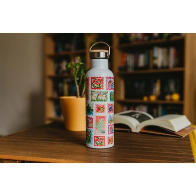 ePiPí Termoska bambus 500 ml Známky
