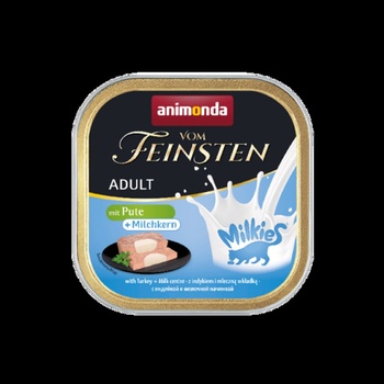 Animonda Vom Feinsten Cat - Премиум пастет за израснали котки над 1 година с пуешко месо и млечен център, - 100 гр