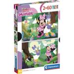 Clementoni Детски пъзел Clementoni от 2 x 60 части - Мини Маус (24815) - baby