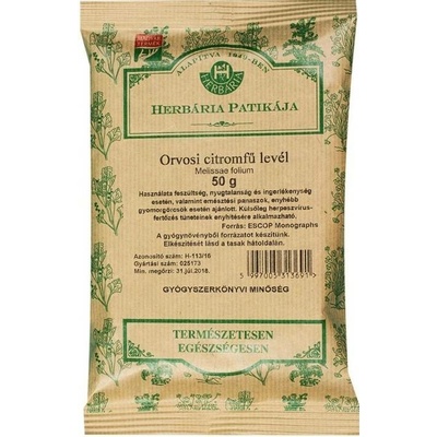 Herbária čaj Meduňka lékařská list 50 g