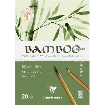 Clairefontaine Bamboo Glued Pad On 1 Side Скицник 20 A4 250 g (975919C)