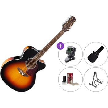 Takamine GJ72CE-12BSB SET Brown Sunburst 12-струнна електро-акустична китара
