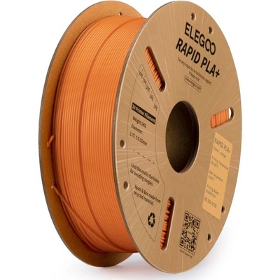 Elegoo rapid pla+ 1.75, 1 кг, оранжев (rplap1o)