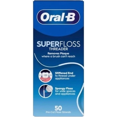 Oral-B Zubní nit Superfloss 50 ks – Zboží Dáma