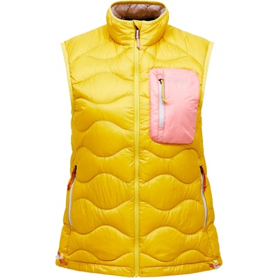 Peak Performance Дамски пухен елек Peak Performance Women's Helium Utility Down Vest Down vest - Canary Lime (132-1320-0313)