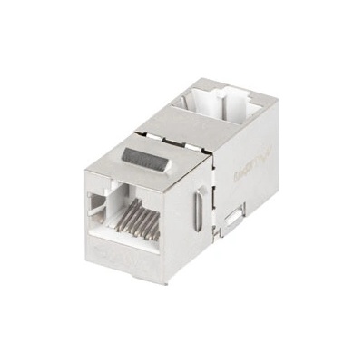 PRIECHODOVÝ KONEKTOR KEYSTONE RJ45->RJ45 CAT.6 FTP 90 LANBERG KSF6-3090