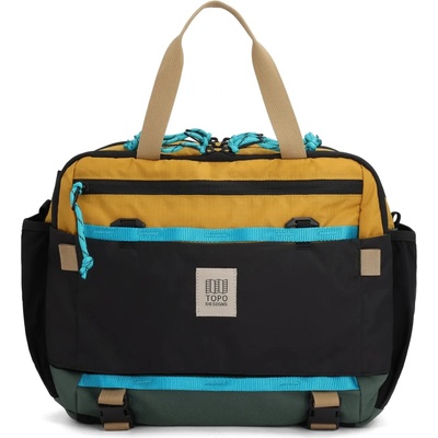 Topo Designs Чанта за рамо Topo designs Mountain Cross Bag 17 Shoulder bag - Mustard / Forest - размер 17 l (510-6690-0311)