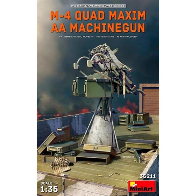 MiniArt M-4 Quad Maxim AA Machinegun 1:35