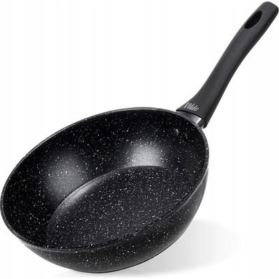 VILDE Žulová pánev na smažení a dušení, vhodná na plyn i indukci 24 cm