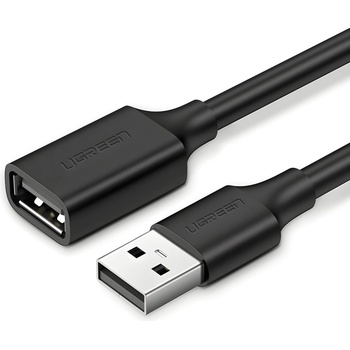 UGREEN кабелов адаптер USB (женски) - USB (мъжки) 1м черен (10314) - черен KP27727 (27727)