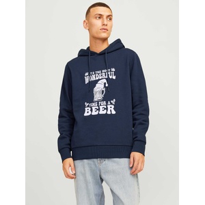 JACK & JONES Суитшърт jjxmas one color funny sweat hood (122661154614558)