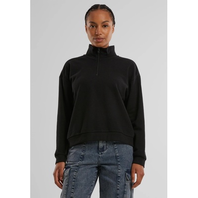 Urban Classics Дамски суичър в черно Urban Classics Terry TroyerUB-TB6853-00007 - Черен, размер XS