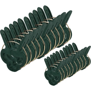 VERTO Комплект от 20 броя - 10 малки и 10 големи скоби за закрепване на растения 15g570 (15g570)