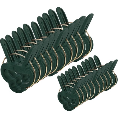 VERTO Комплект от 20 броя - 10 малки и 10 големи скоби за закрепване на растения 15g570 (15g570)