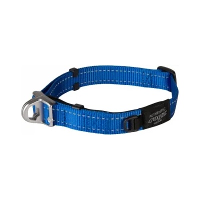 Rogz Safety Collar Quick Release Magnetic Collar Medium -Магнитен светлоотразителен нашийник за кучета 27 - 39 см. / 16 мм. син