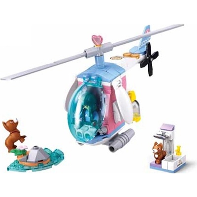 Sluban B1212B Záchranný vrtulník pro domácí mazlíčky