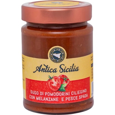 Antica Sicilia Rajčatová omáčka s lilkem a mečounem 280 g