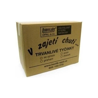 Havlík Opal Tyčinky se sýrem trvanlivé 30 x 200 g