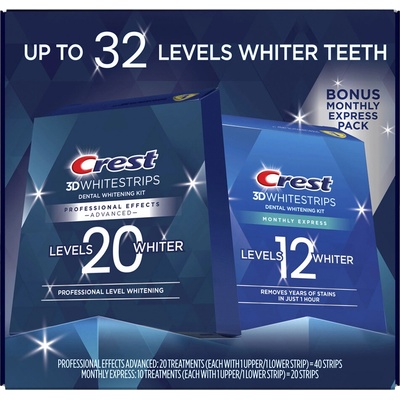 Crest 3D White Professional Transformation bělící pásky 40 ks – Zboží Dáma