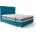Мебели КАМБО Тапицирано легло Boxspring Spark 10 Морско син
