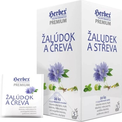 Herbex Premium Čaj Žalúdok a črevá 20 g